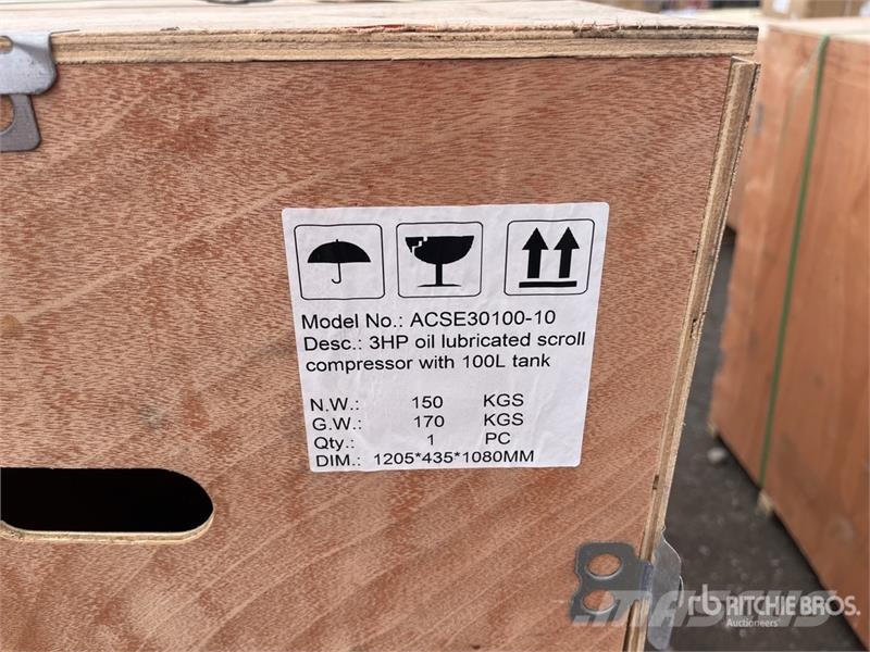 MultiQuip ACSE30100-10 Skid-Mounted Electric 100 L Screw Air Компресори