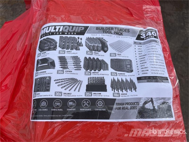 MultiQuip Builder Trades Tool Pack (Unused) Ostale komponente za građevinarstvo