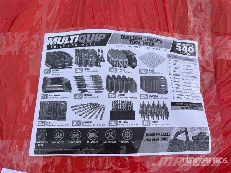MultiQuip Builder Trades Tool Pack (Unused) Other components