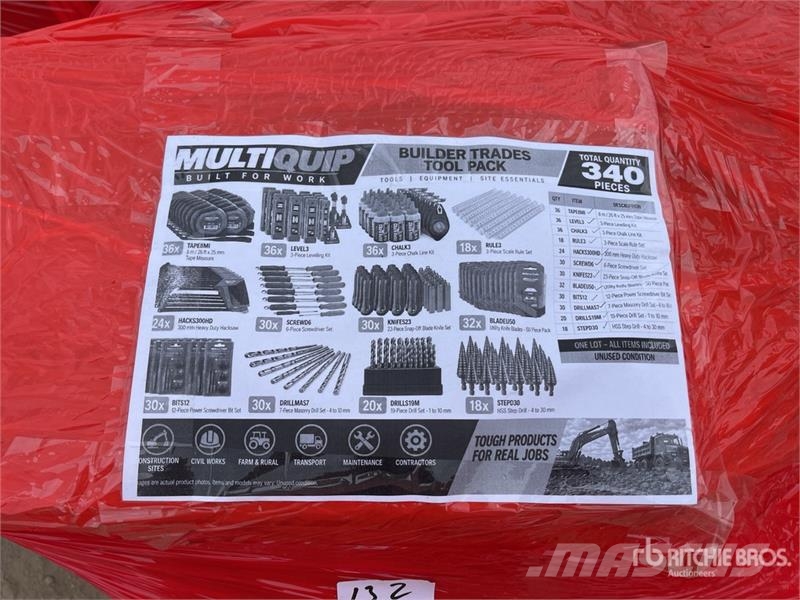 MultiQuip Builder Trades Tool Pack (Unused) Other components