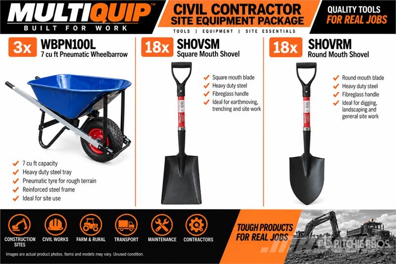 MultiQuip Civil Contractor Site Pack (Unused) Ostale komponente