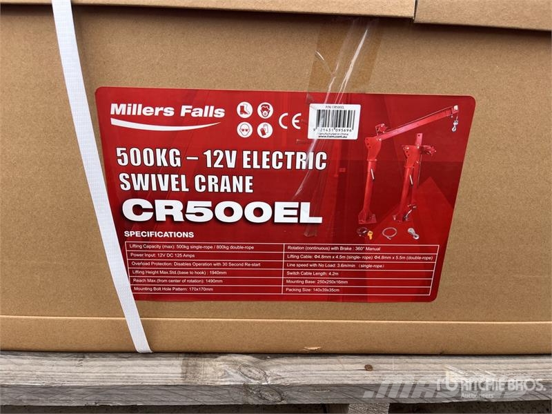 MultiQuip CR500EL 500 Kg Electric Swivel Crane (Unused) Other components