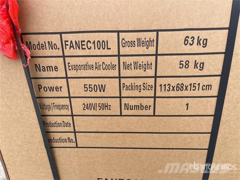 MultiQuip FANEC100L Evaporator Air Conditioner (Unused) Šildymo ir šaldymo įranga