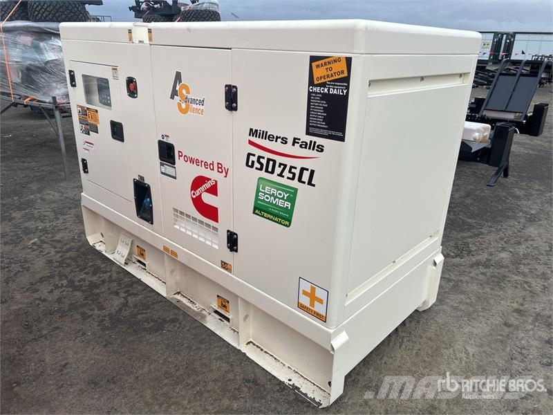 MultiQuip GSD75CL 63 kVA Skid-Mounted Diesel Generator Set ( Generatori diesel
