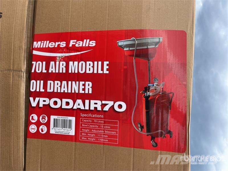 MultiQuip of (2) Multiquip VPODAIR70 70 L Oil Drainer (Unuse Other components
