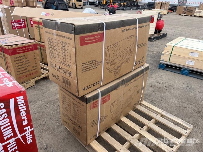 MultiQuip of (2) Multiquip HEATD50-E 50 KW Diesel Space Heat Kühl- und Heizsysteme