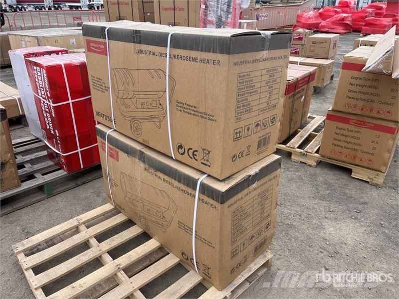 MultiQuip of (2) Multiquip HEATD50-E 50 KW Diesel Space Heat Kühl- und Heizsysteme