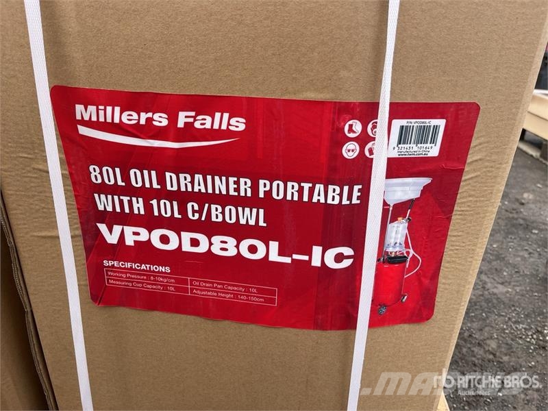 MultiQuip of (2) Multiquip VPOD80L 80 L Oil Drainer (Unused) Other components