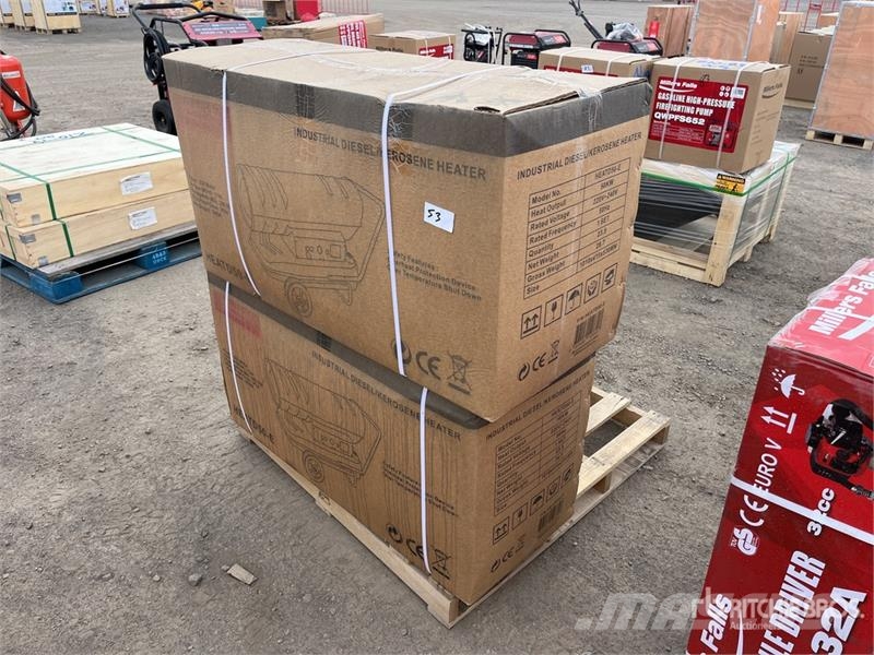 MultiQuip of (2) Multiquip HEATD50-E 50 KW Diesel Space Heat Kühl- und Heizsysteme