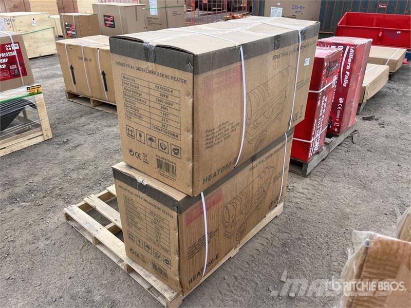 MultiQuip of (2) Multiquip HEATD50-E 50 KW Diesel Space Heat Kühl- und Heizsysteme