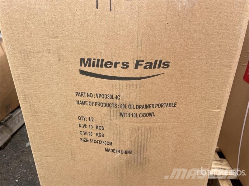 MultiQuip of (2) Multiquip VPOD80L 80 L Oil Drainer (Unused) Other components