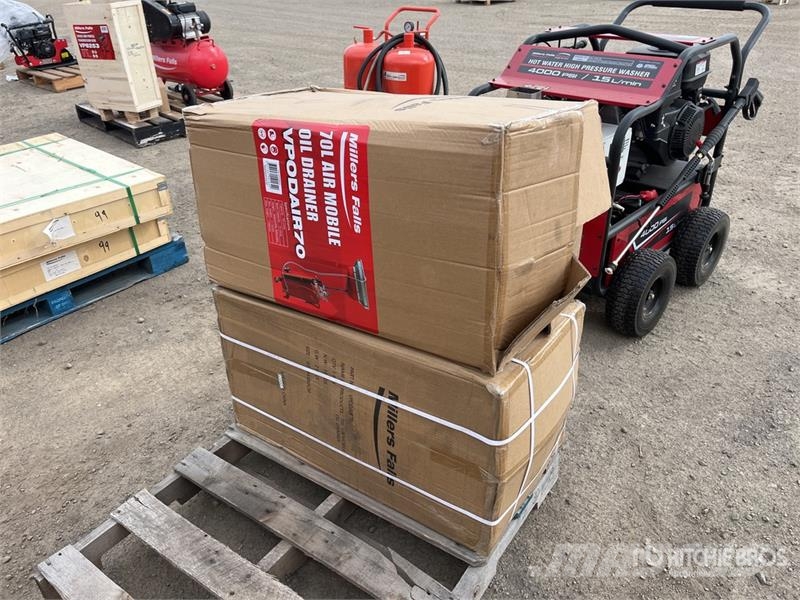 MultiQuip of (2) Multiquip VPODAIR70 70 L Oil Drainer (Unuse Other components