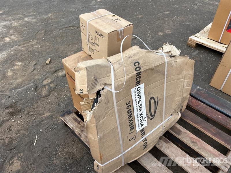 MultiQuip of (3) Boxes of Multiquip QWPE55FX Flexible Drive  Vesipumput