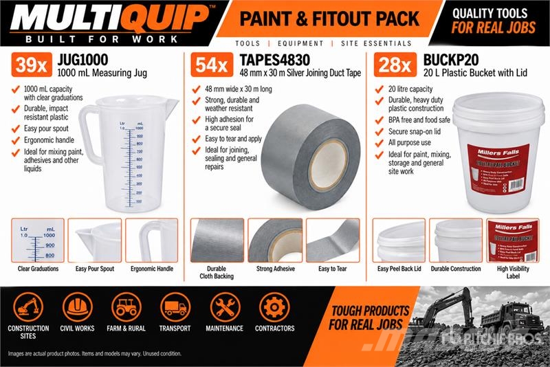 MultiQuip Paint & Fitout Pack (Unused) Ostale komponente
