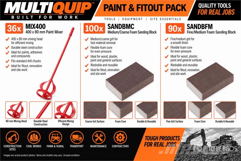 MultiQuip Paint & Fitout Pack (Unused) Ostale komponente
