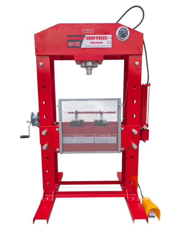 MultiQuip PRESALR100T 100 t Air Hydraulic Shop Press (Unused مكونات أخرى