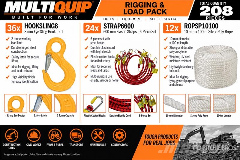 MultiQuip Rigging & Load Pack (Unused) Ostale komponente