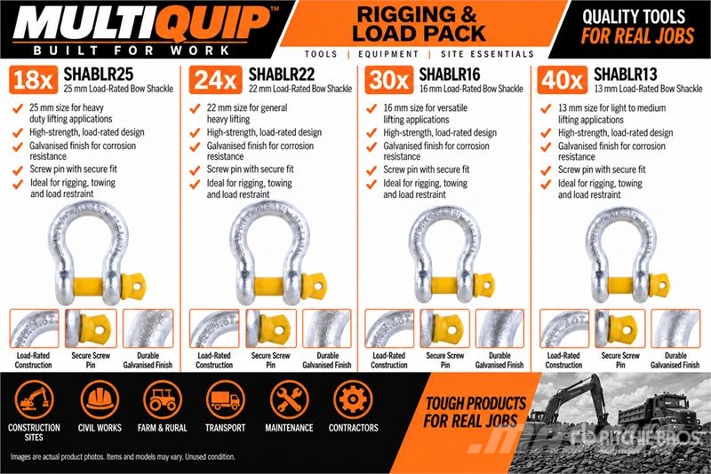 MultiQuip Rigging & Load Pack (Unused) Ostale komponente