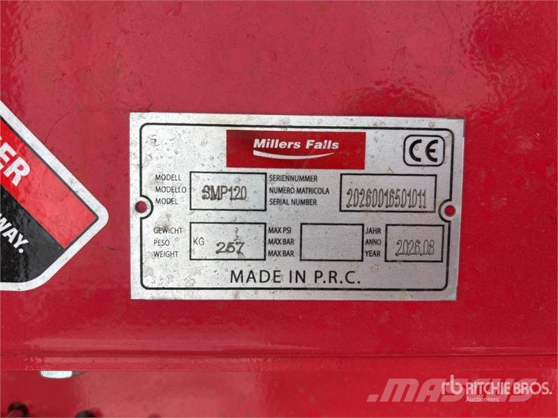 MultiQuip SMP120 1150 mm Trailed 16 hp Slasher Rotary Cutter 去莖葉機