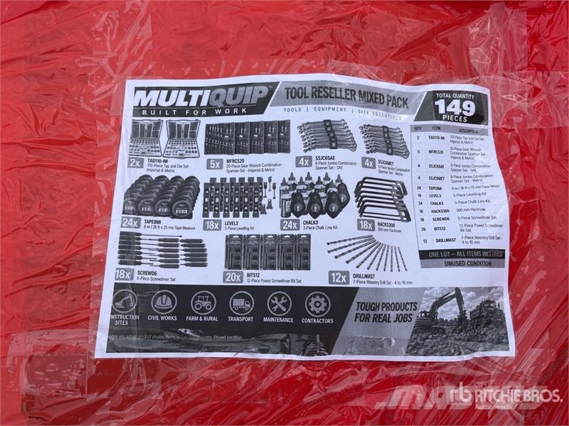MultiQuip Tool Reseller Mixed Pack (Unused) Ostale komponente za građevinarstvo