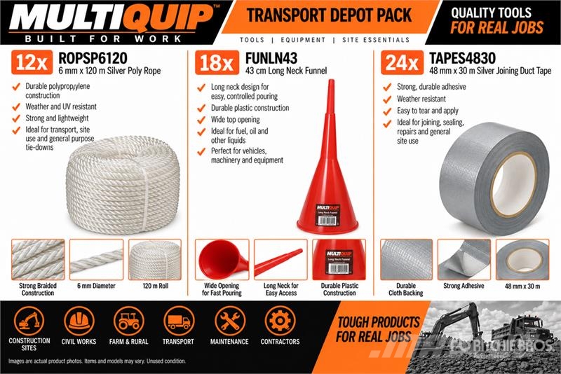 MultiQuip Transport Depot Pack (Unused) Övriga