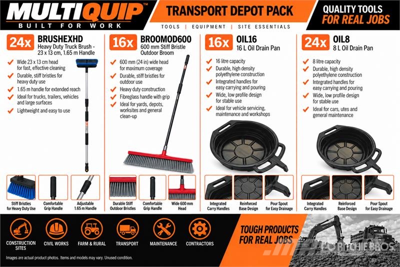 MultiQuip Transport Depot Pack (Unused) Övriga