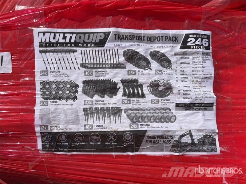 MultiQuip Transport Depot Pack (Unused) Andere Zubehörteile