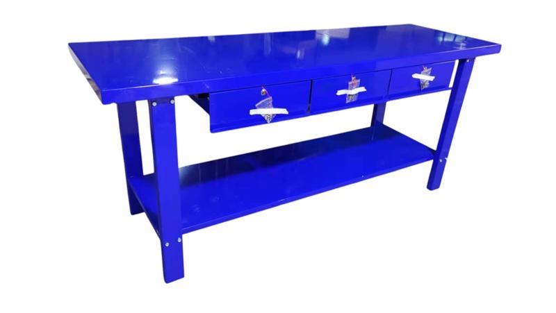 MultiQuip WH7100-BLU 3 Drawer Steel Workbench (Unused) Other components