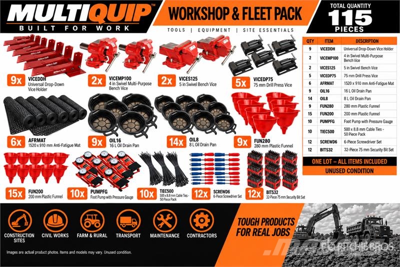 MultiQuip Workshop & Fleet Pack (Unused) Ostale komponente