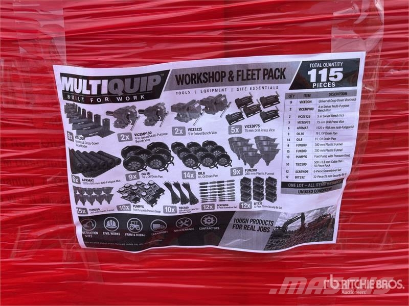 MultiQuip Workshop & Fleet Pack (Unused) Ostale komponente za građevinarstvo