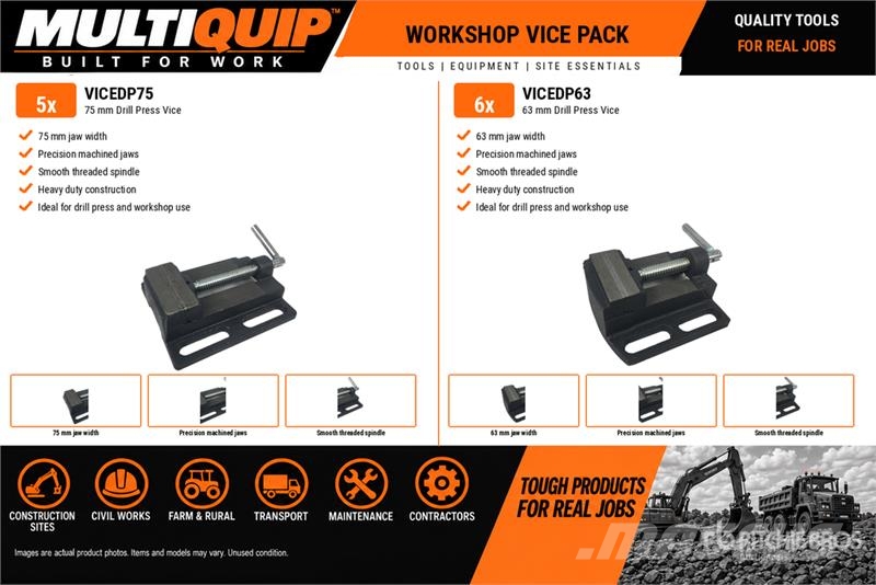MultiQuip Workshop Vice Pack (Unused) Ostale komponente