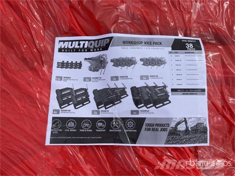 MultiQuip Workshop Vice Pack (Unused) Ostale komponente za građevinarstvo