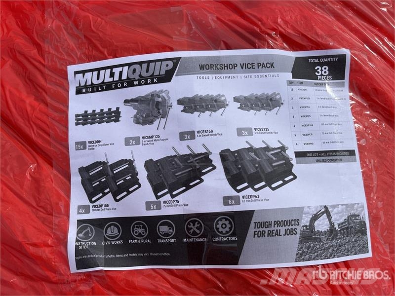 MultiQuip Workshop Vice Pack (Unused) Ostale komponente za građevinarstvo