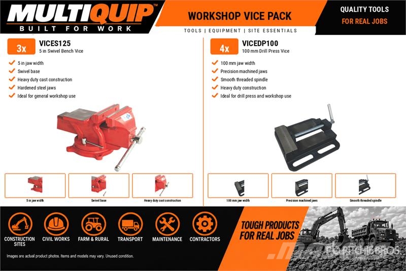 MultiQuip Workshop Vice Pack (Unused) Ostale komponente