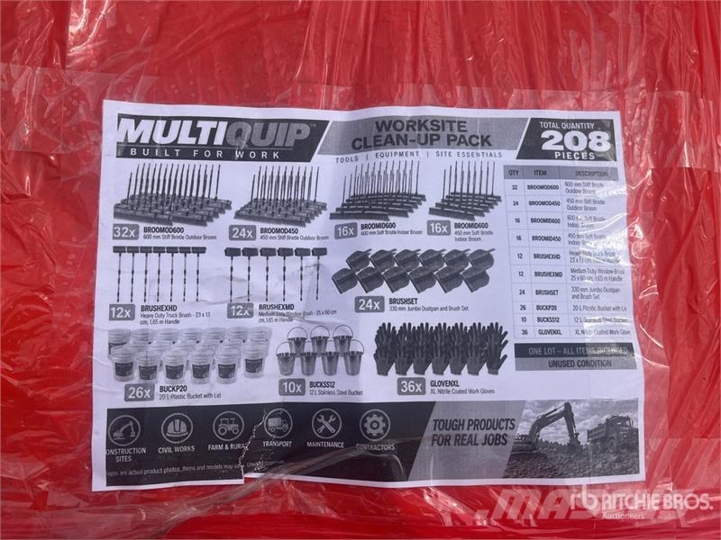 MultiQuip Worksite Clean-Up Pack (Unused) Ostale komponente za građevinarstvo
