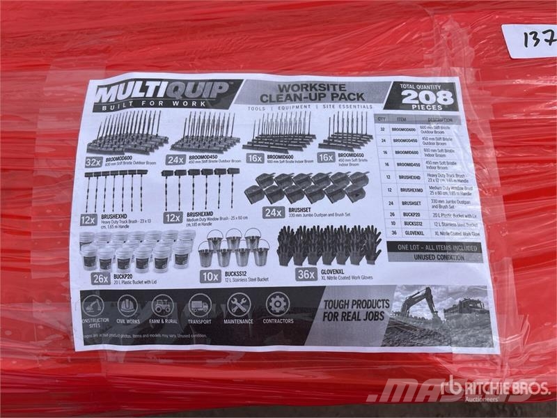 MultiQuip Worksite Clean-Up Pack (Unused) Ostale komponente za građevinarstvo