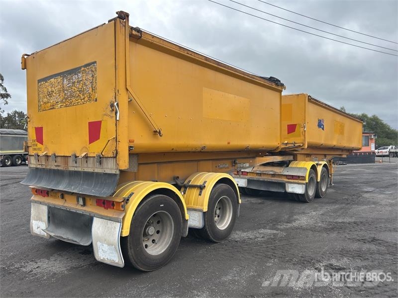  Muscat 14.8 m Bogie/A Stag Combination End Dump Tr Tipper trailers