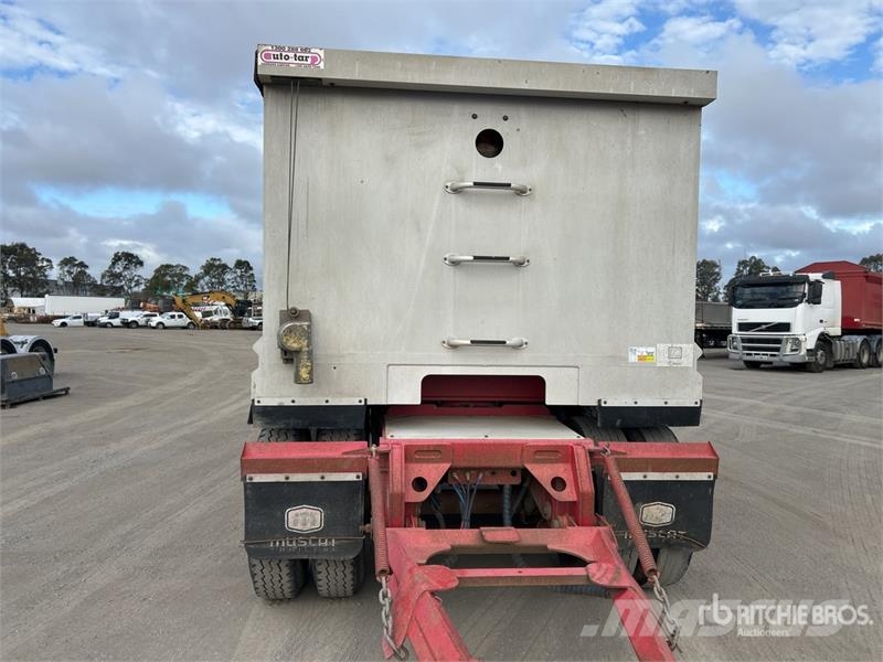 Muscat 7.7 m Quad Dog End Dump Trailer Tipper trailers