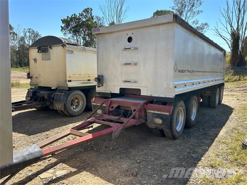  Muscat Trailers 7.8 m Quad Dog End Dump Trailer Самосвальные прицепы