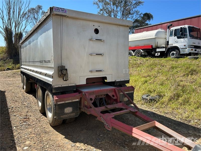  Muscat Trailers 7.8 m Quad Dog End Dump Trailer Самосвальные прицепы