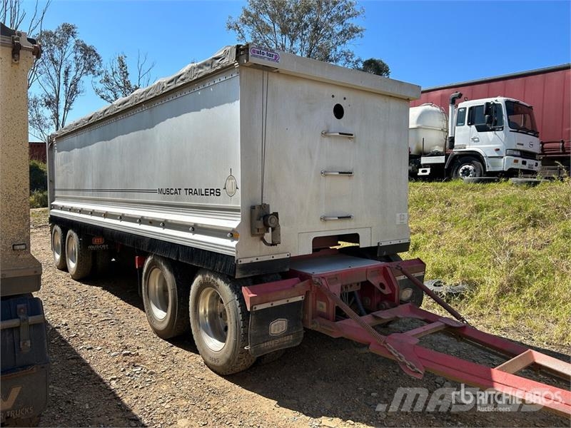  Muscat Trailers 7.8 m Quad Dog End Dump Trailer Самосвальные прицепы