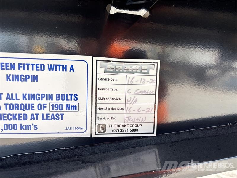 Ophee 10.2 m Tri/A Flatbed Trailer 自卸半挂车