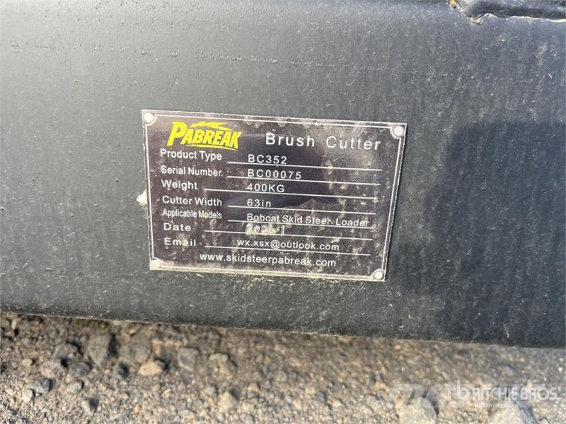 PABREAK BC-352 1850 mm Skid Steer Brush Cutter (Un Vontatott pázsitnyírók