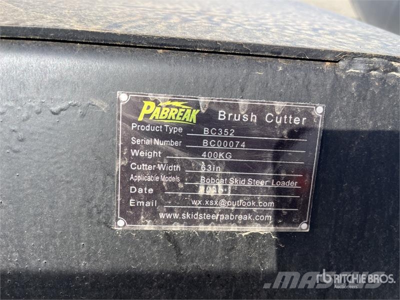 PABREAK BC-352 1850 mm Skid Steer Brush Cutter (Un Vontatott pázsitnyírók