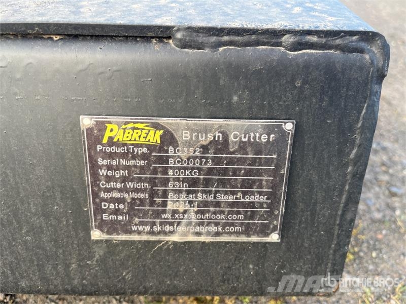 PABREAK BC-352 1850 mm Skid Steer Brush Cutter (Un Навісні та причіпні косарки