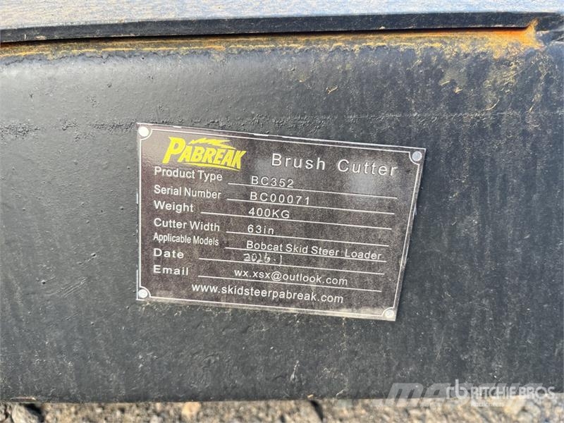 PABREAK BC-352 1850 mm Skid Steer Brush Cutter (Un Vontatott pázsitnyírók