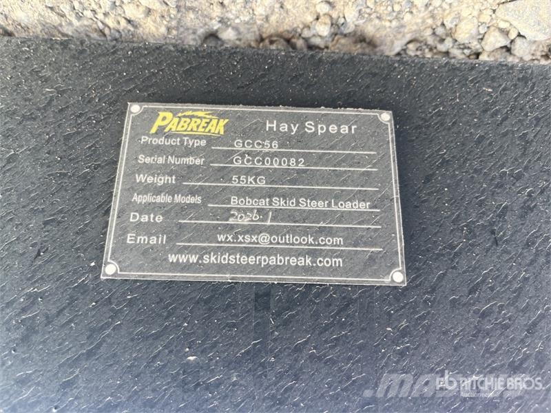 PABREAK GCC56 1140 mm Skid Steer Bale Spear (Unuse Drugi deli
