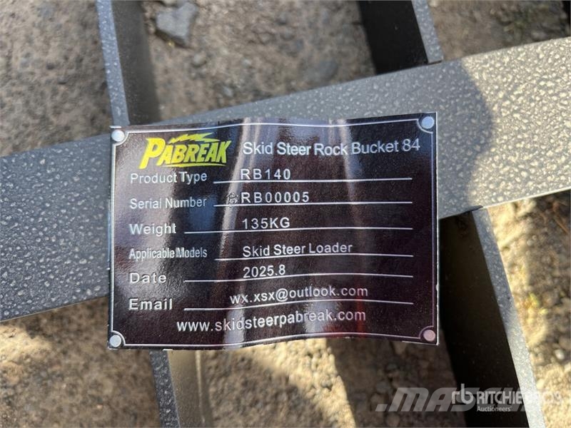 PABREAK RB140 2130 mm Skeleton Skid Steer Bucket ( Skovle