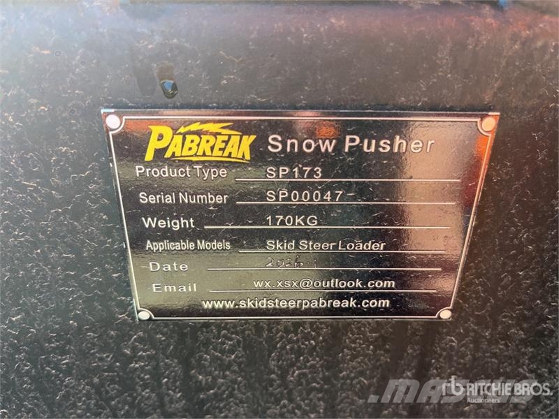 PABREAK SP173 2130 mm Skid Steer Box Blade (Unused Andet tilbehør