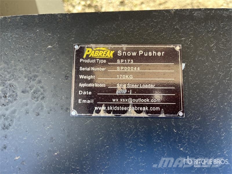 PABREAK SP173 2130 mm Skid Steer Box Blade (Unused Andet tilbehør